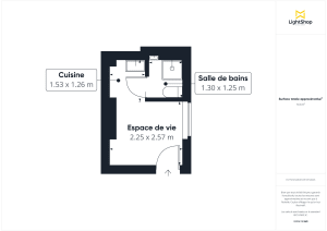 Appartement de 11.0 m² à Paris