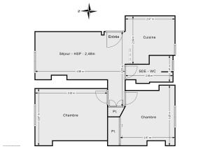Appartement de 38.0 m² à Paris