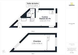 Appartement de 14.0 m² à Paris