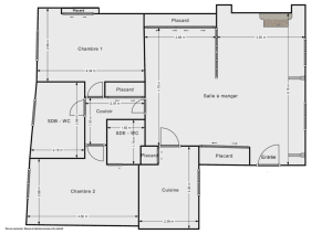 Appartement de 81.0 m² à Paris