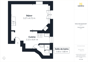 Appartement de 22.86 m² à Paris