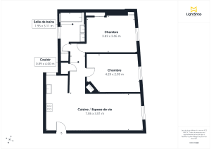 Appartement de 62.0 m² à Paris