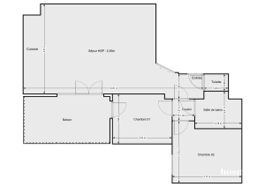 Appartement de 76.24 m² à Montreuil