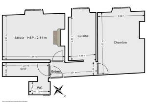 Appartement de 32.0 m² à Paris