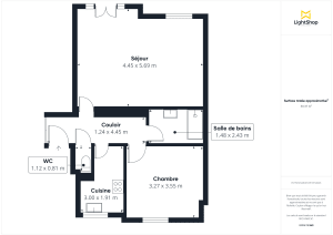 Appartement de 50.3 m² à La Garenne-Colombes