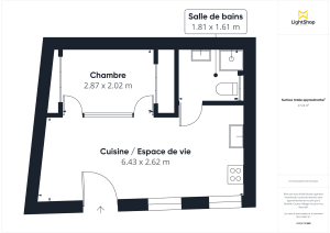 Appartement de 28.0 m² à Bordeaux