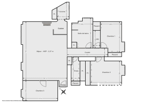 Appartement de 86.51 m² à Nantes