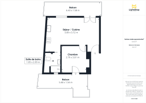 Appartement de 33.15 m² à Boulogne-Billancourt