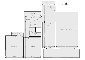 Appartement de 64.0 m² à Marseille