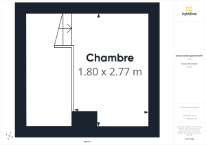 Appartement de 39.62 m² à Paris