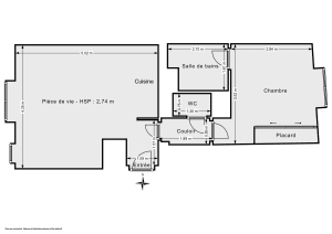 Appartement de 39.0 m² à Paris