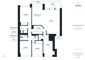 Appartement de 103.21 m² à Nantes