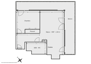 Appartement de 43.0 m² à Gennevilliers