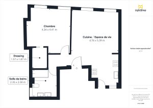 Appartement de 56.8 m² à Bordeaux