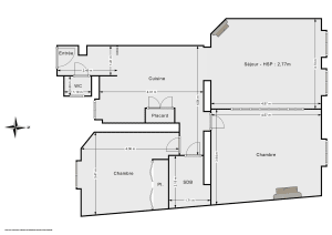 Appartement de 66.82 m² à Paris