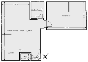 Appartement de 37.32 m² à Colombes