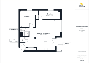 Appartement de 65.48 m² à Lyon