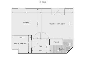 Duplex de 74.69 m² à Bois-Colombes