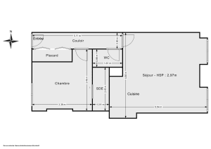 Appartement de 39.27 m² à Bordeaux