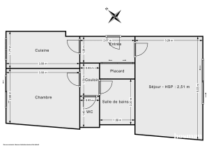 Appartement de 44.0 m² à Paris