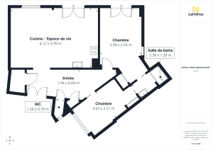 Appartement de 63.08 m² à Paris