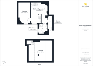Appartement de 41.39 m² à La Courneuve