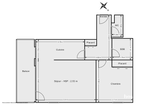 Appartement de 47.0 m² à Montreuil