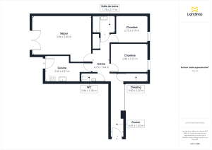 Appartement de 76.59 m² à Nantes
