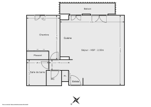 Appartement de 48.1 m² à Bordeaux