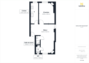 Appartement de 38.0 m² à Colombes