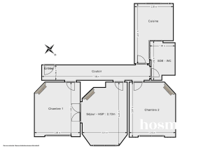 Appartement de 51.05 m² à Clichy