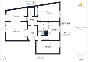 Appartement de 88.64 m² à Nantes
