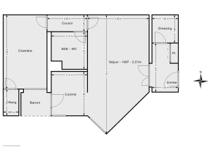 Appartement de 51.0 m² à Lyon