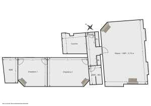 Appartement de 68.32 m² à Paris