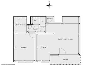 Appartement de 43.83 m² à Villeurbanne