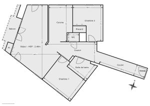 Appartement de 70.0 m² à Saint-Ouen-sur-Seine