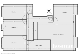 Appartement de 85.96 m² à Nantes