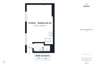Appartement de 18.0 m² à Boulogne-Billancourt