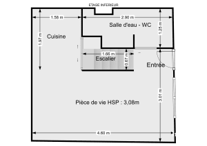 Appartement de 17.18 m² à Paris