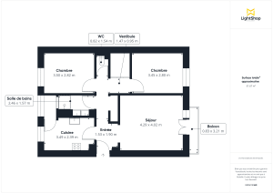 Appartement de 60.6 m² à Nantes