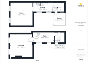 Duplex de 50.84 m² à Paris