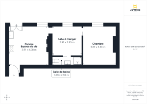 Appartement de 40.0 m² à Paris