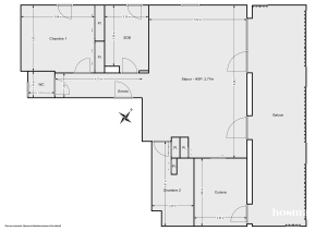 Appartement de 89.64 m² à Nantes