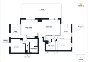 Appartement de 119.33 m² à Nantes