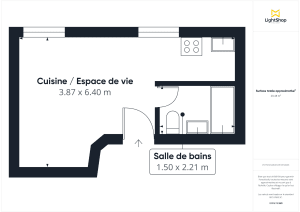 Appartement de 21.0 m² à Nantes