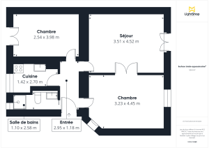 Appartement de 51.13 m² à Paris