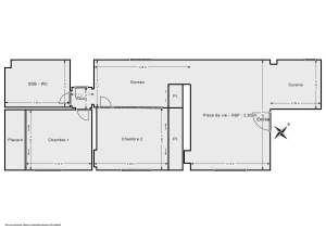 Appartement de 67.25 m² à Paris