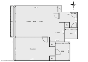 Appartement de 47.0 m² à Pantin