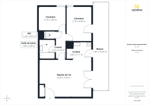 Appartement de 62.07 m² à Lyon