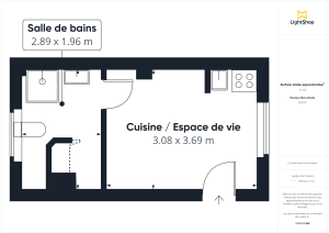 Appartement de 15.0 m² à Levallois-Perret